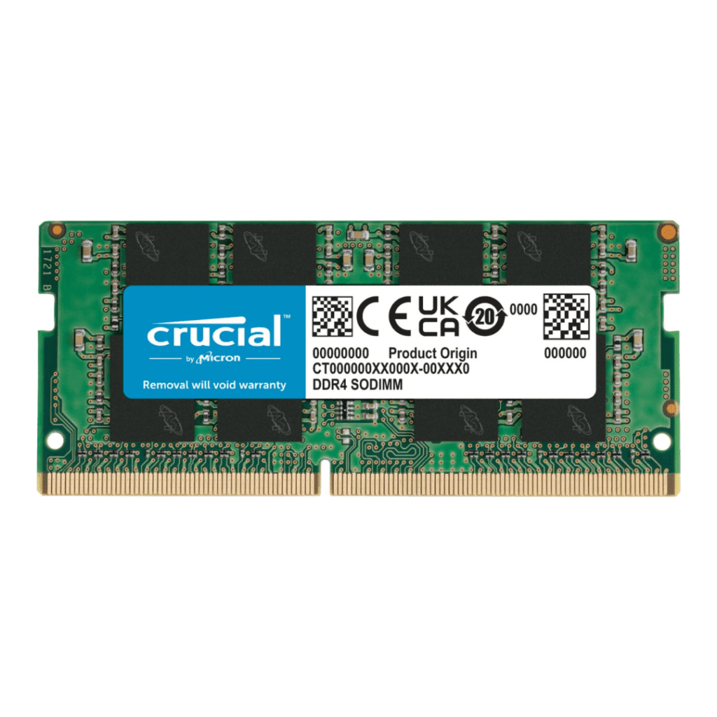 Crucial 8GB DDR4 3200MHz Laptop RAM Price in Qatar – High Performance DDR4 SO-DIMM Memory Upgrade for Laptops with 1 Year Warranty Doha Qatar