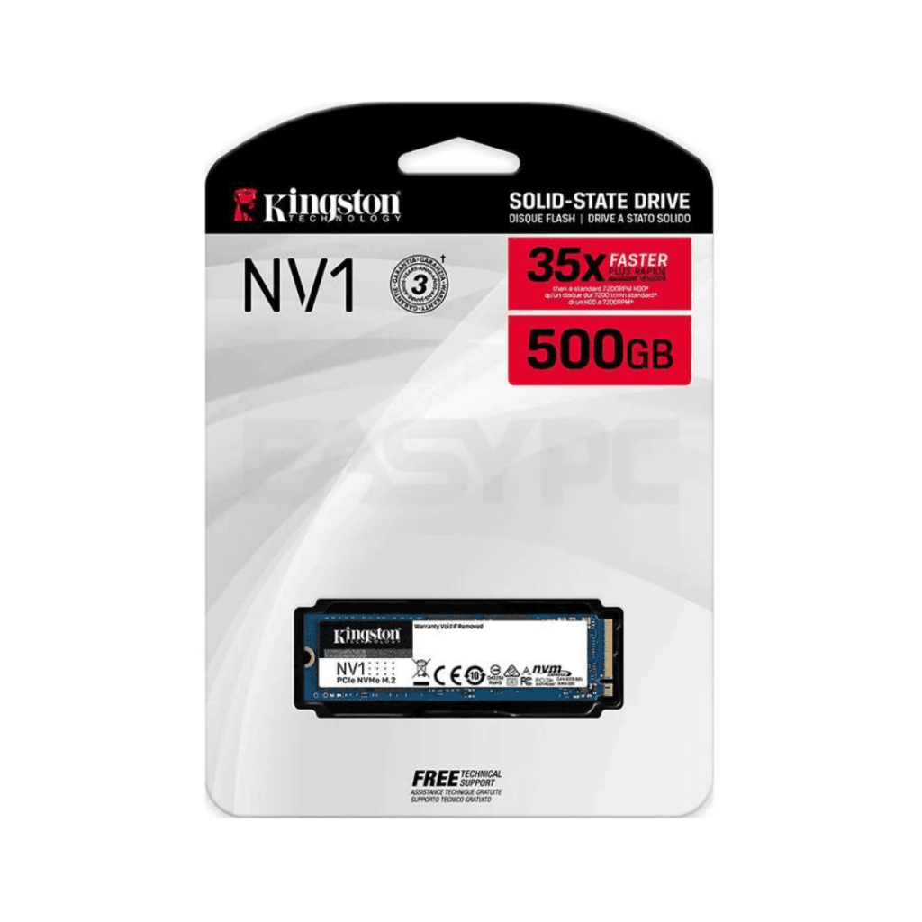 Kingston M.2 NVMe SSD 500GB NV1- High-Speed Storage in Qatar