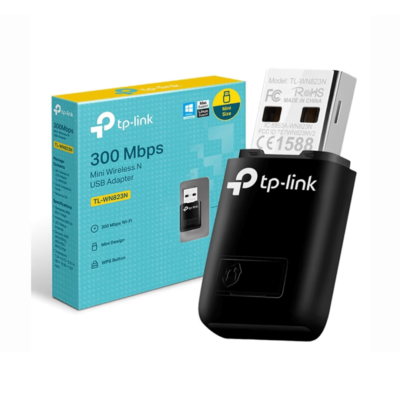 TP-Link 300 Mbps Mini Wireless N USB Adapter TL-WN823N