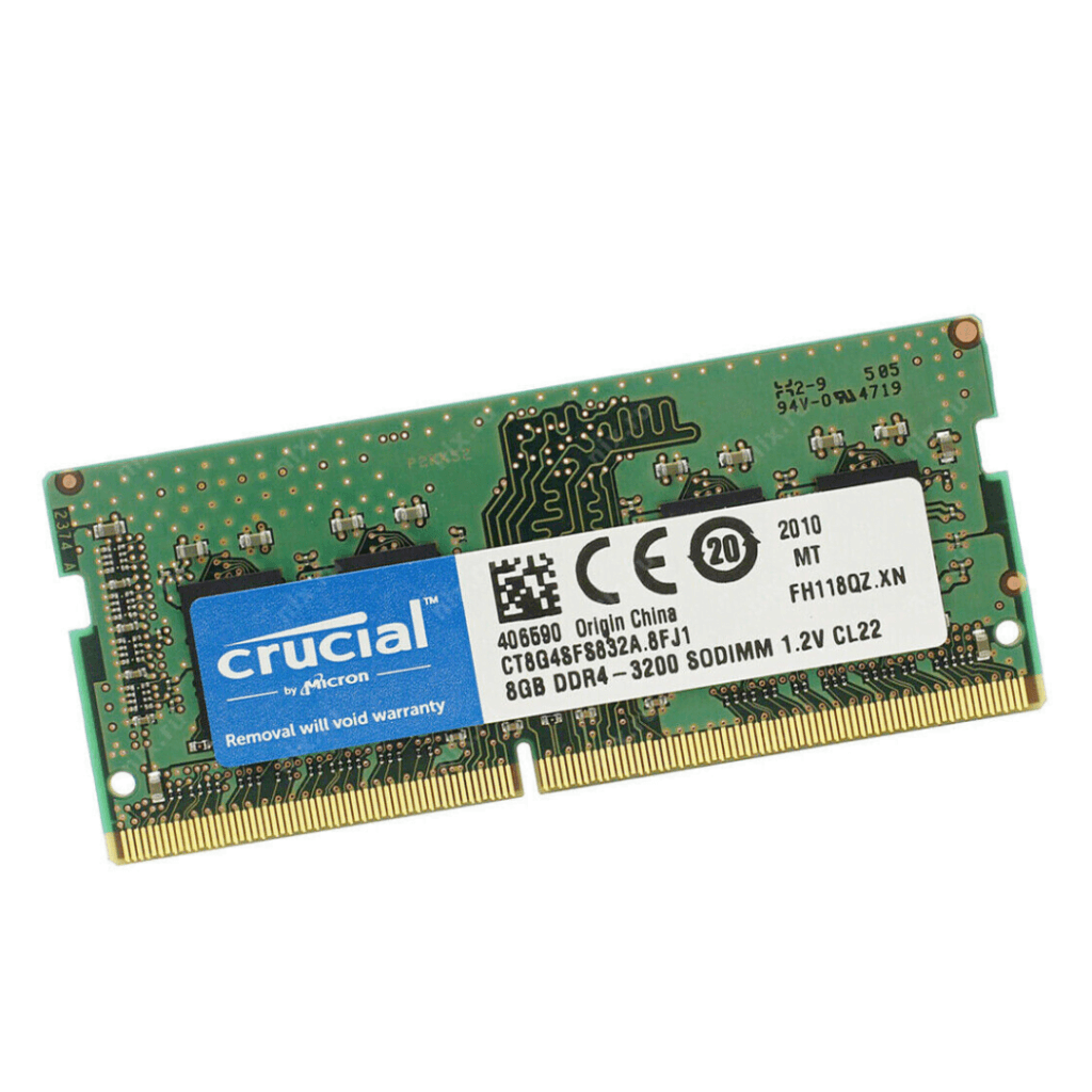 Crucial 16GB DDR4 3200MHz Laptop RAM Price in Qatar – High Performance DDR4 SO-DIMM Memory Upgrade for Laptops with 1 Year Warranty Doha Qatar