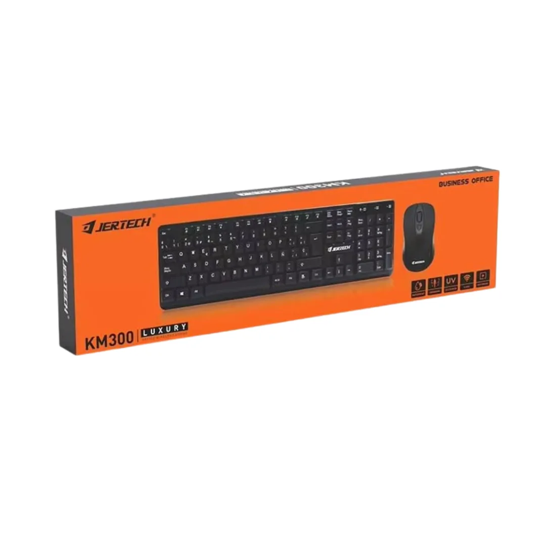 Jertech Combo KM 300 Wireless Keyboard and Mouse – Affordable Price in Qatar - Image 2