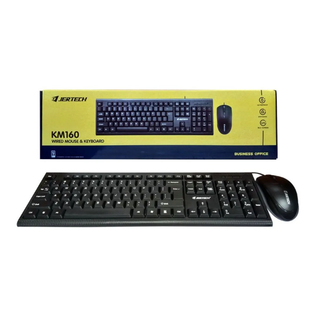 Jertech Combo KM160 Wired Keyboard and Mouse - Image 4