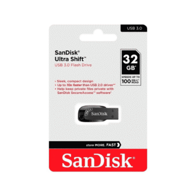 SanDisk Ultra Shift 32GB USB 3.0 – Fast & Compact Storage | Best Price in Qatar