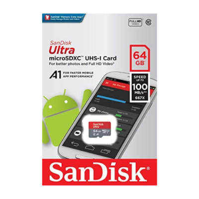 SanDisk Ultra microSDXC UHS-I 64GB – High-Speed & Reliable Storage | Best Price in Qatar