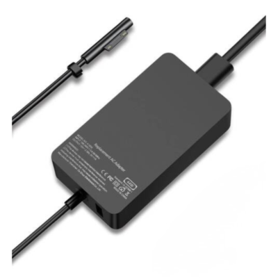 Replacement Power Adapter for Microsoft Surface – 65W Fast Charger in Qatar