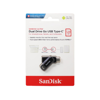 SanDisk Dual Drive Go USB Type-C 128GB – Fast & Flexible Storage | Best Price in Qatar