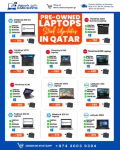 Best Deals on Pre-Owned Laptops in Qatar – Lowest Prices!