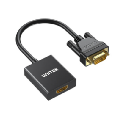 Unitek VGA to HDMI Converter 1080P – 60Hz Price in Qatar – V1112ABK01