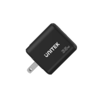 Unitek 35W GaN Travel Charger with USB-C PD & QC3.0 Price in Qatar – P1119A