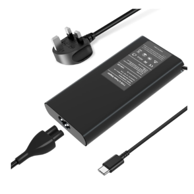 130W USB-C Type-C Laptop Charger for Dell XPS 15 9575, Precision 5530, 5550, 5750, Latitude 3550/3551 – PD UK Plug – Price in Qatar