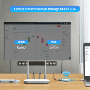 Unitek Wireless HDMI Transmitter and Receiver Qatar