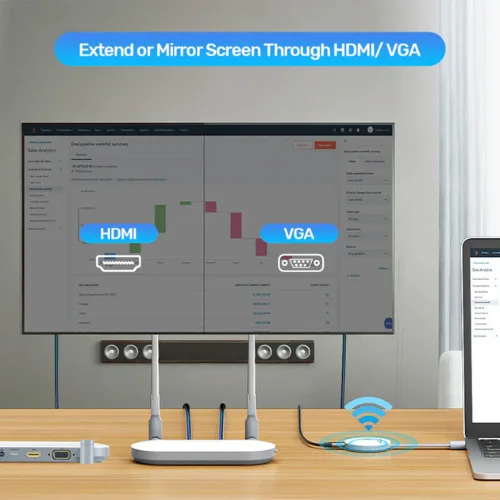 Unitek Wireless HDMI Transmitter and Receiver Qatar
