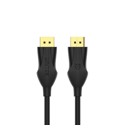 Unitek DisplayPort 1.4 Male to Male Cable 2 Meter 8K Ultra HD High Speed DP Cable for Gaming PC, Monitor, Laptop, Graphics Card – Unitek DP 1.4 Cable Price in Doha Qatar C1624BK-2M
