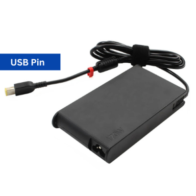 Lenovo USB Pin 170W 20V 8.5A Laptop Charger Price in Qatar – Compatible with Legion, ThinkPad, IdeaPad Series