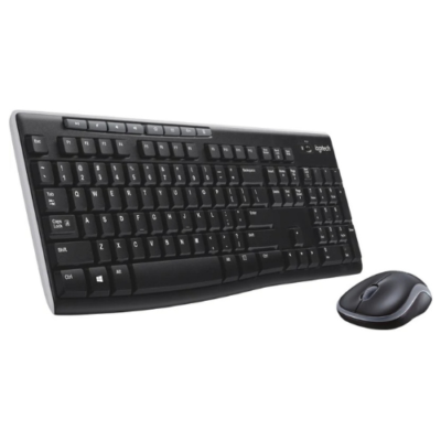 Logitech MK270 Wireless Keyboard and Mouse Combo – Black Price in Qatar