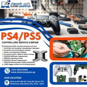 PS4 Controller Repairs in Qatar – Fast & Affordable Fix in Doha