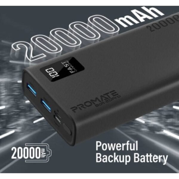 Promate Bolt-20Pro 20000mAh Power Bank Qatar