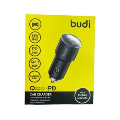 Budi 38W Car Charger with PD + Quick Charge 3.0 – Price in Qatar