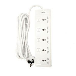 LightX 5 Socket Extension with Individual Switch 3M Qatar
