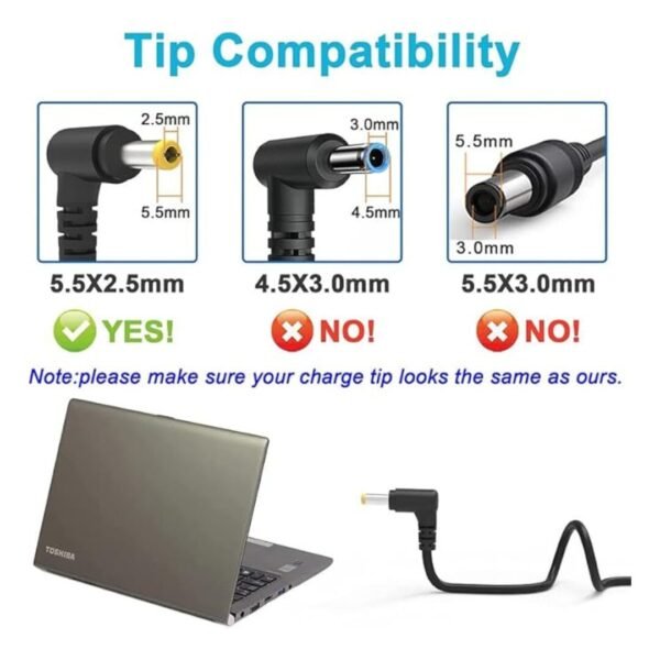 ASUS 65W Laptop Charger Adapter Qatar