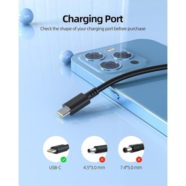 HP 65W Type-C Laptop Charger Adapter Qatar