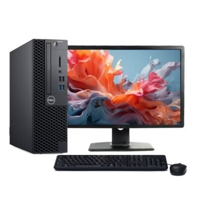 Pre-Owned Dell OptiPlex 5070 i7 9th Gen Desktop PC with 22-Inch Monitor – 8GB RAM, 256GB SSD + 500GB HDD, Keyboard & Mouse in Qatar