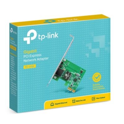 TP-Link TG-3468 Gigabit PCI-Express Network Adapter – 10/100/1000Mbps PCIe Ethernet LAN Card for Desktop PC – High-Speed Wired Connection – Best Price in Qatar