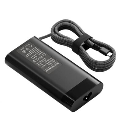 HP 90W USB-C Type-C Laptop Replacement Adapter 5–20V 4.5A – Compatible with HP Pavilion, Envy, Spectre, and ProBook Series – Fast Charging USB-C Power Adapter for HP Laptops – Best Price in Qatar