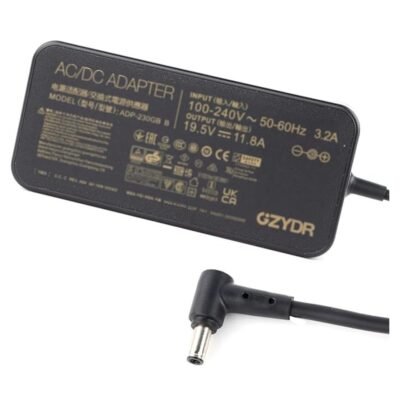 Buy ASUS 230W 19.5V 11.8A 6.0×3.7mm Replacement Laptop Charger Adapter in Qatar – Compatible ASUS Power Adapter for High Performance and Gaming Laptops | Available at Clever Computer Doha Qatar