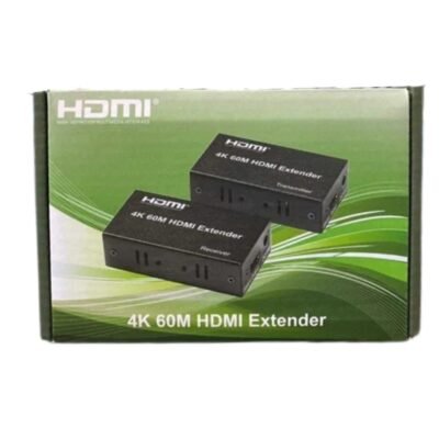 4K HDMI Extender 60M Over CAT6 – Transmitter & Receiver Set for Long-Distance 4K Signal Transmission in Qatar