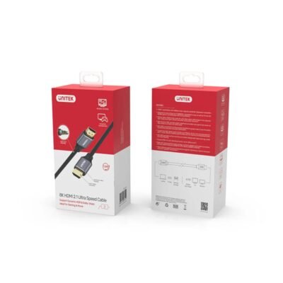 UNITEK C139W 8K Ultra High Speed HDMI 3M Cable Price in Qatar – HDMI 2.1 Cable for PS5, Xbox, 4K @120Hz, 8K @60Hz, and Smart TV