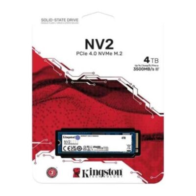 Kingston NV2 4TB PCIe 4.0 NVMe M.2 2280 SSD – Up to 3500MB/s High Speed Internal SSD for Laptop & Desktop | Buy in Doha Qatar
