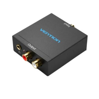 Vention Digital to Analog Audio Converter DAC – Plug & Play Optical to 3.5mm RCA Audio Adapter with High Quality Sound for TV, PS5, Xbox & Speakers | Buy in Doha Qatar