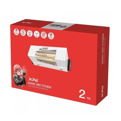 XPG MARS 980 STORM 2TB PCIe Gen5 x4 NVMe M.2 2280 Gaming SSD with Advanced Cooling Heatsink – Ultra High Speed Internal Solid State Drive Price in Doha Qatar