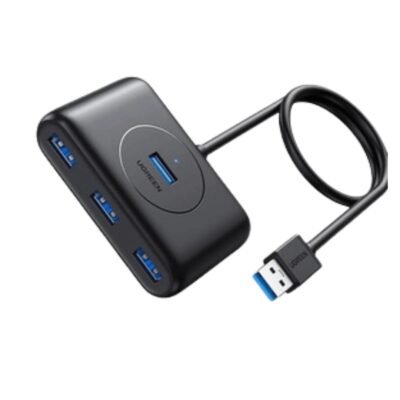 UGREEN USB 3.0 4 Port Hub 20290 High Speed 5Gbps Data Transfer Splitter for Laptop PC Keyboard Mouse Flash Drive Price in Doha Qatar