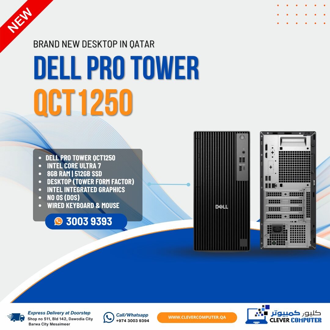 Brand New Desktop Computer in Doha Qatar – Dell, HP, Lenovo Best Price in Qatar