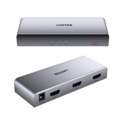 UNITEK V1130A 4K HDMI Splitter 1 Input 2 Output Price in Qatar – UHD HDMI 1×2 Splitter for TV, Monitor, PS4, Xbox, Blu-ray & Projector Doha Qatar