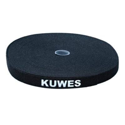KUWES KRGT-2075 EZ Reusable Tie Grip Cable Tie 25M L x 20mm W Price in Qatar – Adjustable Hook and Loop Cable Management Strap for FTTH, Server Room, Network Cable, Fiber Optic Cable and Home Cable Organization Doha Qatar