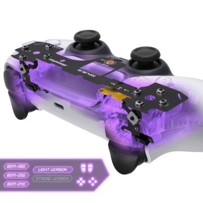 eXtremeRate Whole Set Light Version Clicky Kit V2 for PS5 Controller BDM-040 BDM-050 BDM-060 Price in Qatar – Micro Switch L2 R2 Hair Trigger Kit, Tactile L1 R1 Face Buttons Mouse Click Upgrade for PS5 Controller Doha Qatar