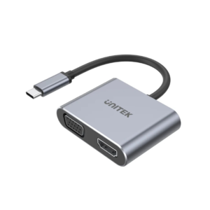 UNITEK USB-C to HDMI VGA Adapter V1126A Price in Qatar