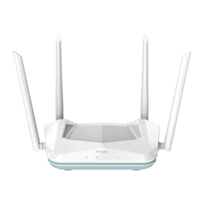 D-Link AX1500 Smart Wi-Fi 6 Gigabit Router R15 Price in Qatar – Dual Band Wireless Router with Gigabit Ports, Fast Wi-Fi 6 Connectivity and Mesh Support for Home and Office