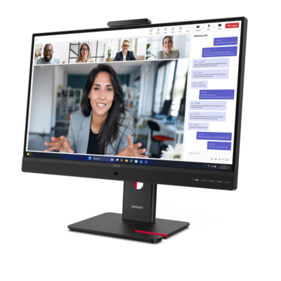 Lenovo ThinkVision T27QD-4v 27-Inch 2K QHD Monitor Price in Qatar – IPS Panel, 120Hz, 4ms, HDMI, DisplayPort, USB-C 100W PD, Ethernet, Webcam, Microphone & Speakers, Adjustable Stand, Teams Certified, 3 Years Warranty – Doha, Qatar
