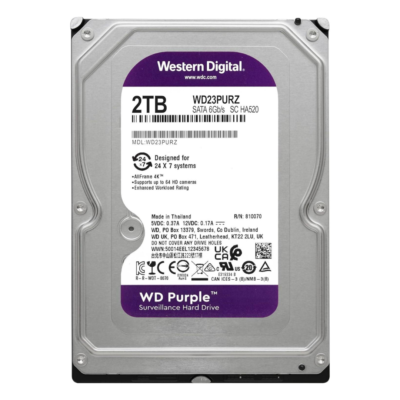 Western Digital Purple 2TB WD23PURZ Surveillance Hard Drive – 3.5-Inch SATA HDD – 64MB Cache – 5400 RPM – Qatar