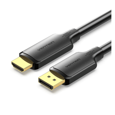 Vention DisplayPort to HDMI Cable HFO – 4K 30Hz DisplayPort to HDMI Adapter Cable, 1.8 Meter, Brand New | HDMI Cable for PC, Monitor & TV in Qatar