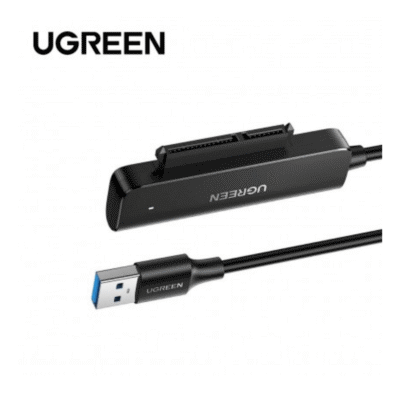 UGREEN USB-A to 2.5-Inch SATA Converter in Qatar – USB 3.0 to SATA Adapter, 5Gbps High-Speed Data Transfer, Plug & Play, for 2.5-Inch SATA HDD & SSD